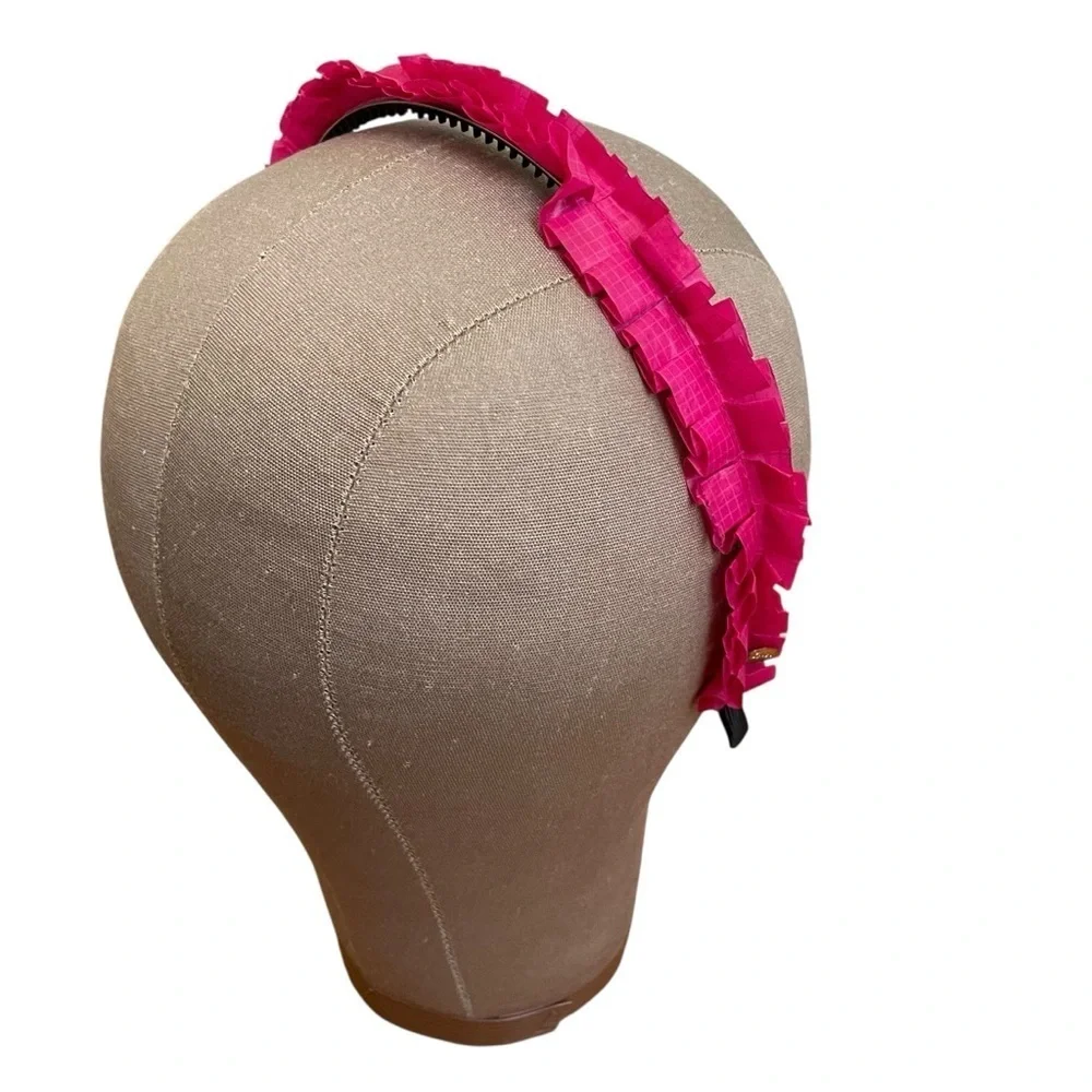 4/$25 Cherie Pink Ruffle Headband